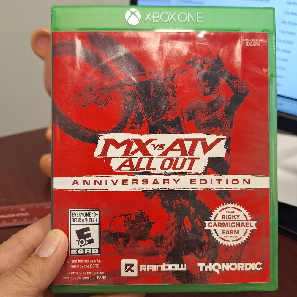2019 MX vs ATV All Out Anniversary Edition Xbox One Game Complete